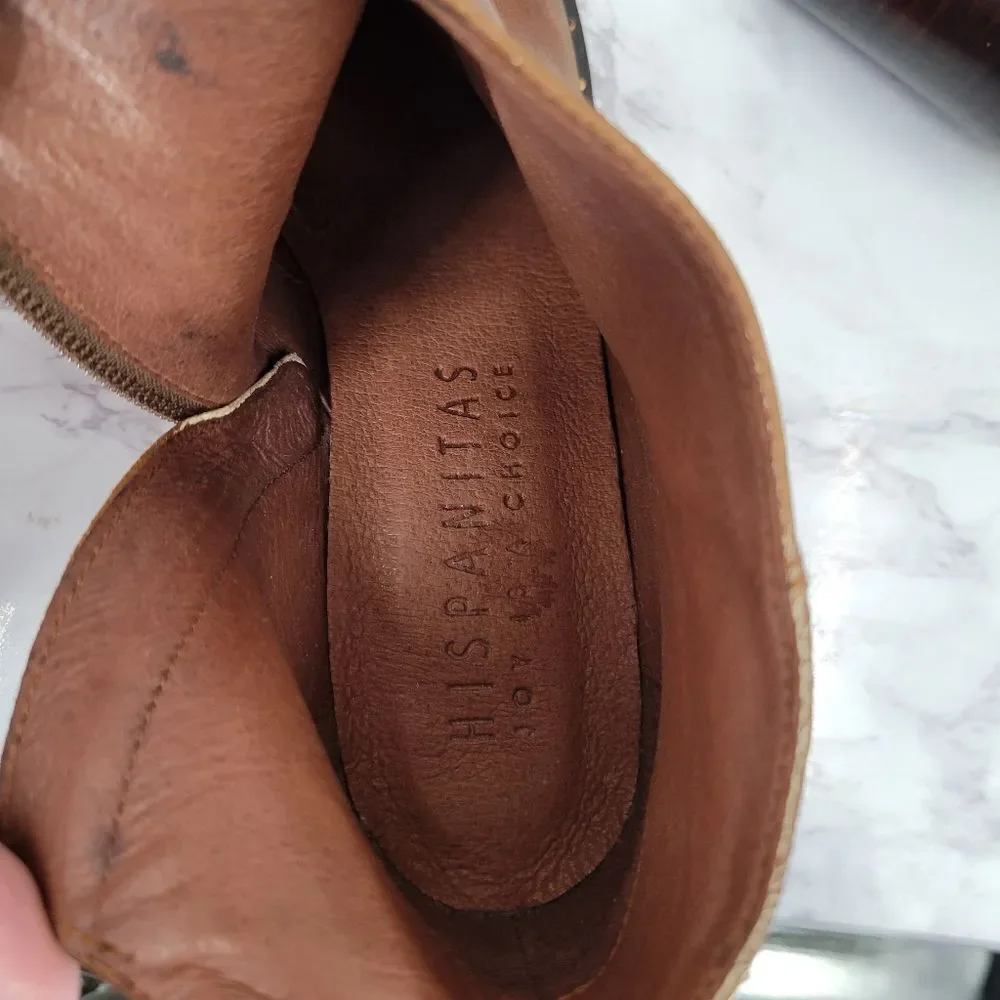 Hispanitas Ankle Boor 75677 Dakota Brown Leather Ankle Boots